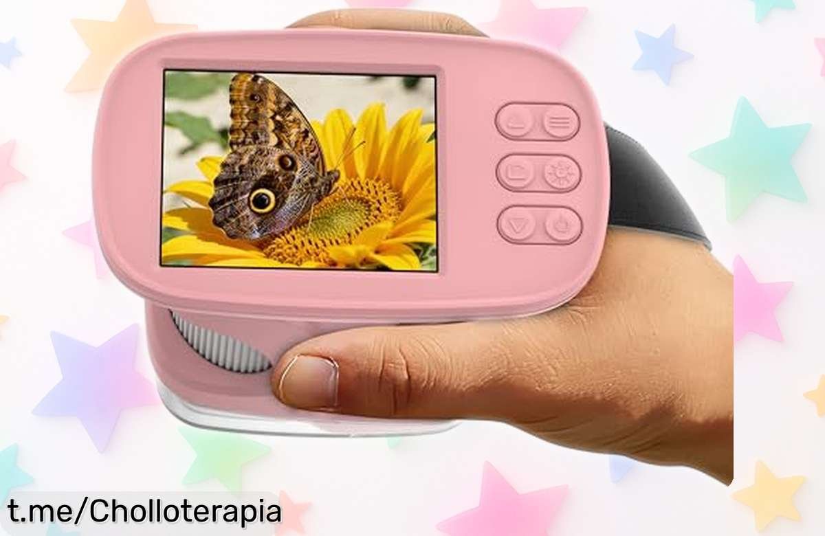 Microscopio infantil portátil con pantalla 2.4” y resolución 4K, ¡descubre la ciencia a precio de risa! No dejes pasar esta oportunidad única para aprender jugando.
