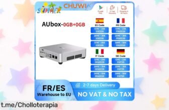 Mini PC para juegos CHUWI Aubox: precio loco y potencia a raudales. ¡Aprovecha esta oportunidad única de montar tu propio pepino compacto, que nunca se vio algo así!