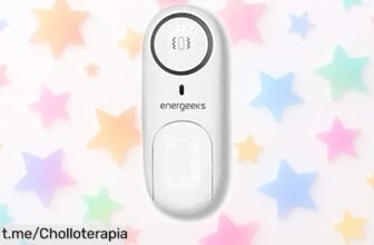 Mini alarma de vibración Energeeks que te protege al instante con 120dB; chollo imperdible para cuidar lo que amas sin complicaciones, ¡no dejes pasar esta oferta!
