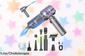 Mini aspiradora inalámbrica portátil con 26000Pa, oferta espectacular y rebajada: ¡prepara tu hogar y coche para una limpieza potente que te hará sonreír!