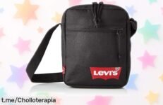 Mini bolso cruzado Levi’s, práctico y seguro: ¡ofertón imperdible! Lleva lo esencial con estilo. Aprovecha esta oportunidad única y hazte con él antes de que desaparezca.