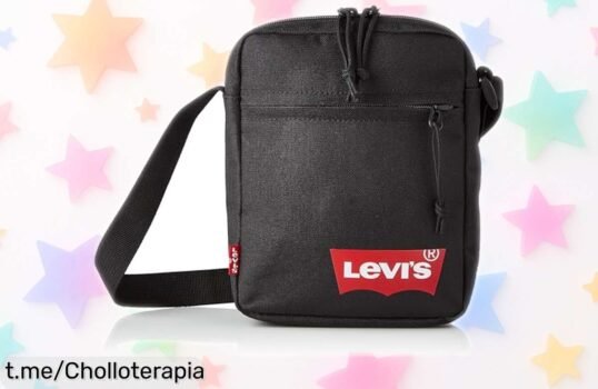 Mini bolso cruzado Levi’s, práctico y seguro: ¡ofertón imperdible! Lleva lo esencial con estilo. Aprovecha esta oportunidad única y hazte con él antes de que desaparezca.