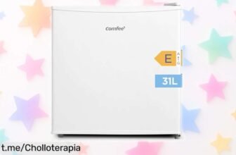 Mini congelador COMFEE' RCU40WH2 de 31L, ¡súper compacto y con descuentazo en su precio! Disfruta de tus alimentos siempre frescos y al mejor precio ahora mismo.