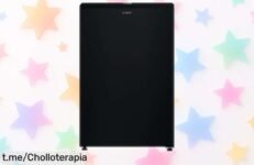 Mini frigorífico Candy CNOQ2S58EB con congelador a un precio irreal: ¡dile adiós al hielo molesto y hazte con el tuyo antes de que se acaben!