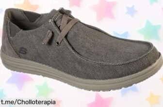 Mocasines Skechers para hombre: color kaki y diseño atemporal a un precio increíble que te hará sentir único, ¡aprovéchalo antes de que se agote!