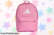 Mochila adidas Classic 3Bars con correas ajustables y bolsillo seguro, ¡super chollo que no puedes dejar pasar! Añade estilo a tus días con esta oferta única.