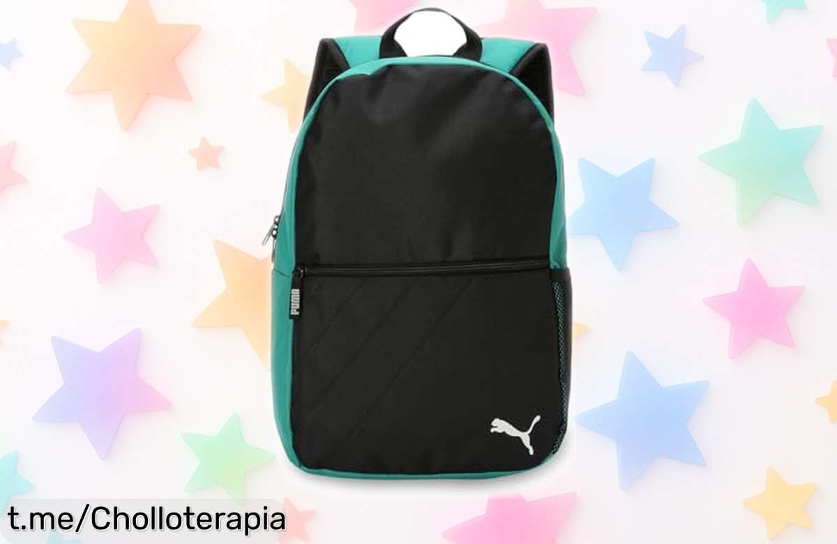 Mochila deportiva PUMA teamGOAL Core, ideal para llevar todo contigo y con un precio regalado que no podrás dejar escapar. ¡No dejes que te lo cuenten!