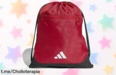 Mochila ligera para zapas adidas Tiro Gymsack, un precio de ganga que no vas a encontrar todos los días y te acompañará en todas tus aventuras. ¡No lo dejes escapar!