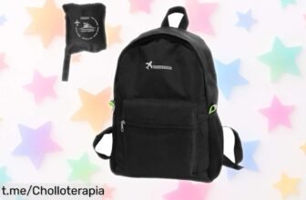 Mochila ultraligera plegable Fyrdm 15L, perfecta para tus aventuras y ahora a precio de escándalo, ¡no te quedes sin la tuya antes que se agote!