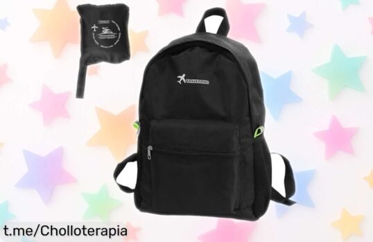 Mochila ultraligera plegable Fyrdm 15L, perfecta para tus aventuras y ahora a precio de escándalo, ¡no te quedes sin la tuya antes que se agote!