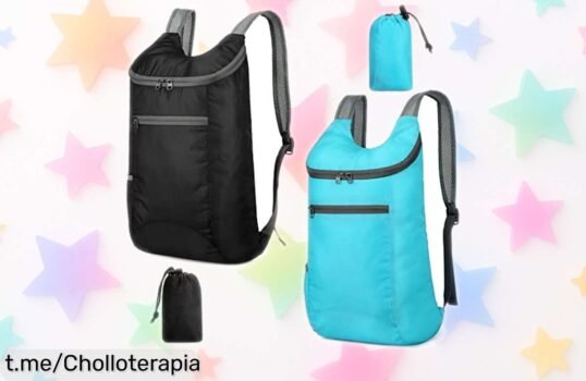 Mochilas ultraligeras Feibmir: increíble oferta con calidad que aguanta lluvia, ideales para tus aventuras al aire libre. ¡No te quedes sin ellas!