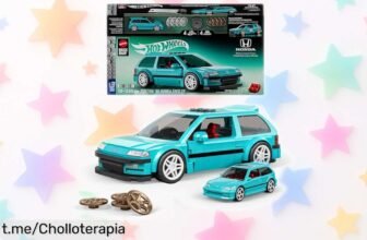 Montar tu propio Honda Civic de los 90 con el set Mattel Brick Shop Hot Wheels, ¡249 piezas para personalizarlo a tu manera y un chollo que no durará mucho!