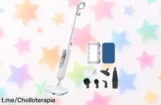 Mopa de vapor portátil INSE F2 12 en 1, el ofertón que no puedes dejar pasar: limpieza fácil y rápida para disfrutar más tiempo libre. ¡Hazla tuya ya!