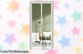 Mosquitera con cierre magnético que se coloca fácil y rápido sin taladro, aprovecha este chollazo para mantener los mosquitos fuera de tu hogar y disfrutar del verano tranquilamente.