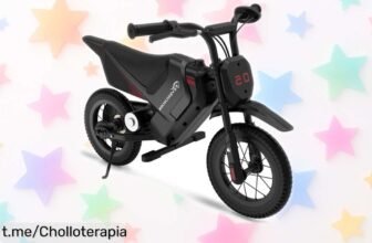 Moto eléctrica para niños Evercross Tech EV05M ahora a un precio de locura: ¡diversión y seguridad aseguradas en dos velocidades! Regala sonrisas sin gastar de más.