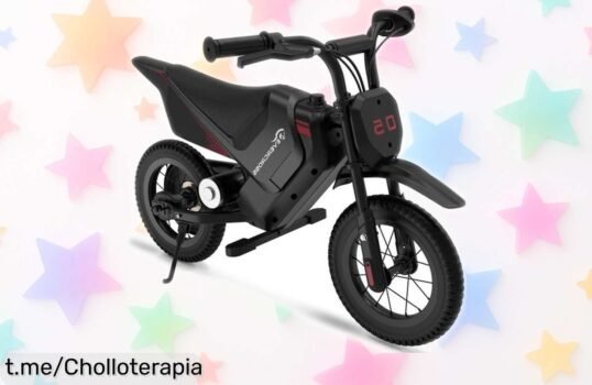 Moto eléctrica para niños Evercross Tech EV05M ahora a un precio de locura: ¡diversión y seguridad aseguradas en dos velocidades! Regala sonrisas sin gastar de más.