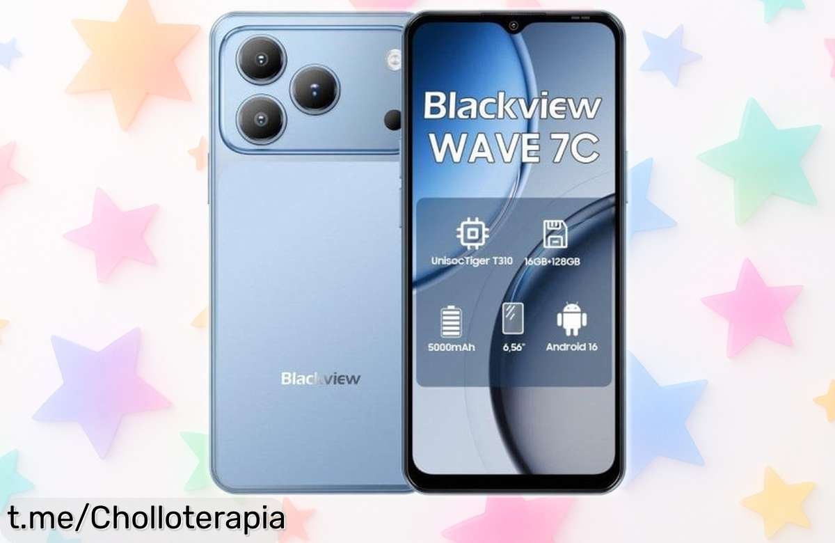 Móvil Blackview Wave 7C 4G con pantalla grande y potencia brutal a precio de escándalo, no te lo pierdas o te arrepentirás. ¡Hazlo tuyo ya!