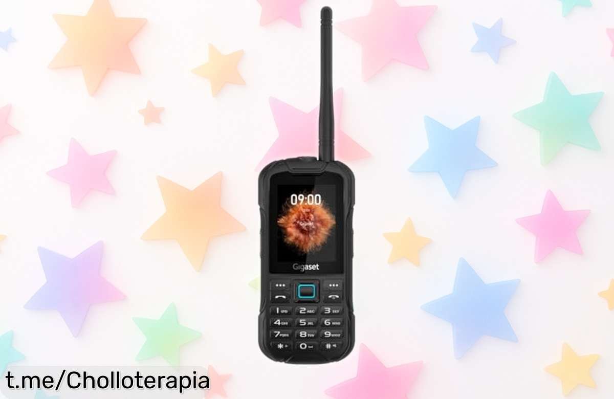 Móvil Gigaset GLX8 Active: Ofertón resistente al agua y las caídas, ideal para aventuras con su batería de larga duración. ¡No te lo pierdas, este chollo es solo por tiempo limitado!