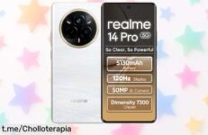 Móvil realme 14 Pro 5G con pantalla curva y batería gigante a un precio loco, ¡no dejes pasar esta oportunidad para capturar tus mejores momentos!