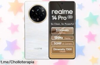 Móvil realme 14 Pro 5G con pantalla curva y batería gigante a un precio loco, ¡no dejes pasar esta oportunidad para capturar tus mejores momentos!