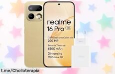 Móvil realme 16 Pro 5G con pantalla de 144Hz y cámara de 200MP a precio regalado, aprovecha este ofertón antes que se agote y captura momentos increíbles.