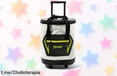 Nevera portátil con ruedas de 30 litros que mantiene tus alimentos frescos o calentitos hasta 8 horas, ¡una oferta loca que hará tus salidas más fáciles y divertidas!