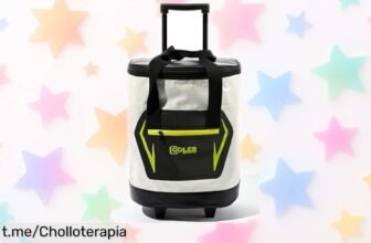 Nevera portátil con ruedas de 30 litros que mantiene tus alimentos frescos o calentitos hasta 8 horas, ¡una oferta loca que hará tus salidas más fáciles y divertidas!