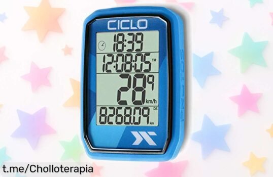 Ordenador para bici CICLO PROTOS 105 con pantalla gigante y batería de hasta un año y medio, ¡un ofertón que revolucionará tus rutas! No te lo pierdas.