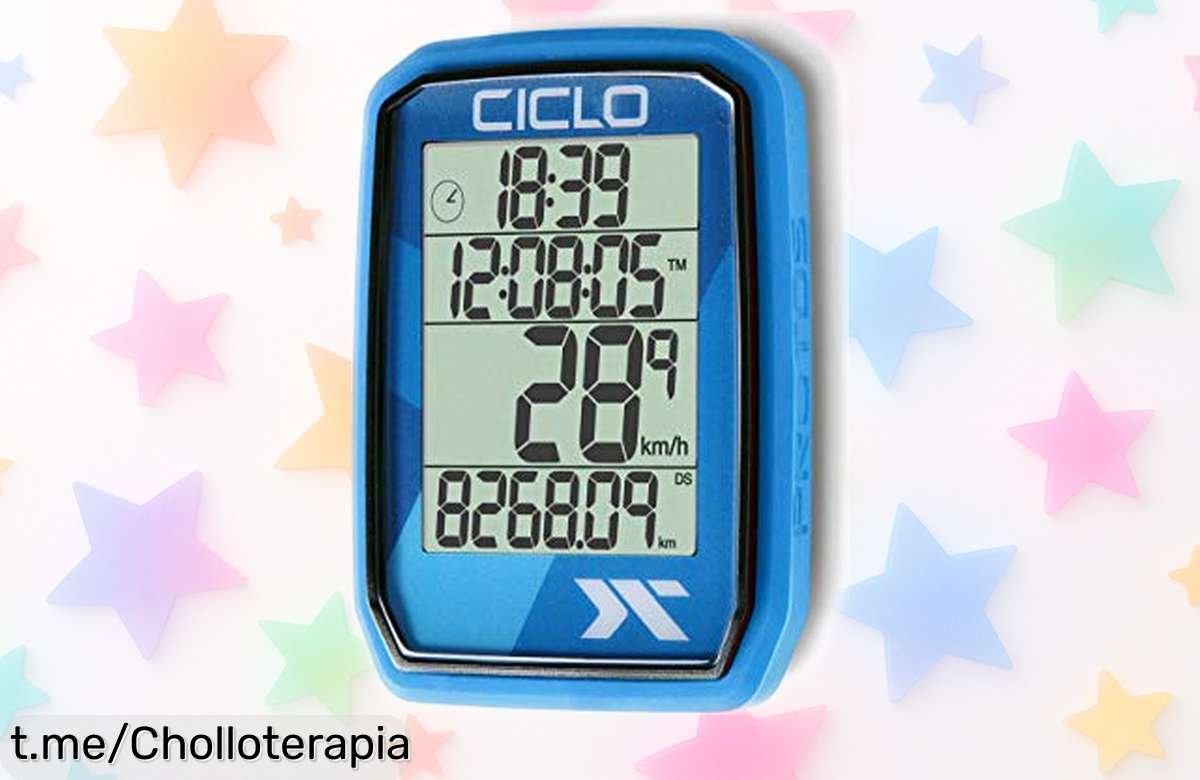 Ordenador para bici CICLO PROTOS 105 con pantalla gigante y batería de hasta un año y medio, ¡un ofertón que revolucionará tus rutas! No te lo pierdas.