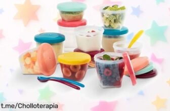 Pack Babymoov Babybols: La solución perfecta para guardar la comida de tu bebé, con tapa hermética y organización sin líos. ¡Aprovecha este precio rebajado y dale lo mejor a tu pequeño!