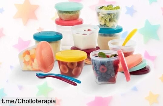 Pack Babymoov Babybols: La solución perfecta para guardar la comida de tu bebé, con tapa hermética y organización sin líos. ¡Aprovecha este precio rebajado y dale lo mejor a tu pequeño!