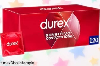 Pack de 120 condones Durex Sensitivo Contacto Total, precio loco para sentir todo con comodidad y placer; ¡no te lo pierdas, disfruta cada momento ya!