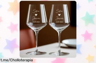 Pack de 2 copas personalizadas con corazón y nombres: ¡el detalle ideal para celebrar el amor! No te pierdas esta oferta exclusiva, regala recuerdos inolvidables.