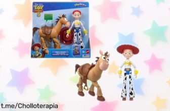Pack de 2 figuras articuladas Toy Story Jessie y Perdigón a precio tirado para que tus juegos cobren vida, ¡no dejes pasar esta oferta increíble y crea recuerdos divertidos ya!