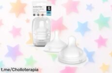Pack de 2 tetinas Suavinex Sx Pro, la solución anticólicos perfecta para tus peques. Llévalas ya y ahorra con un precio que te dejará boquiabierto. ¡No pierdas esta oportunidad!