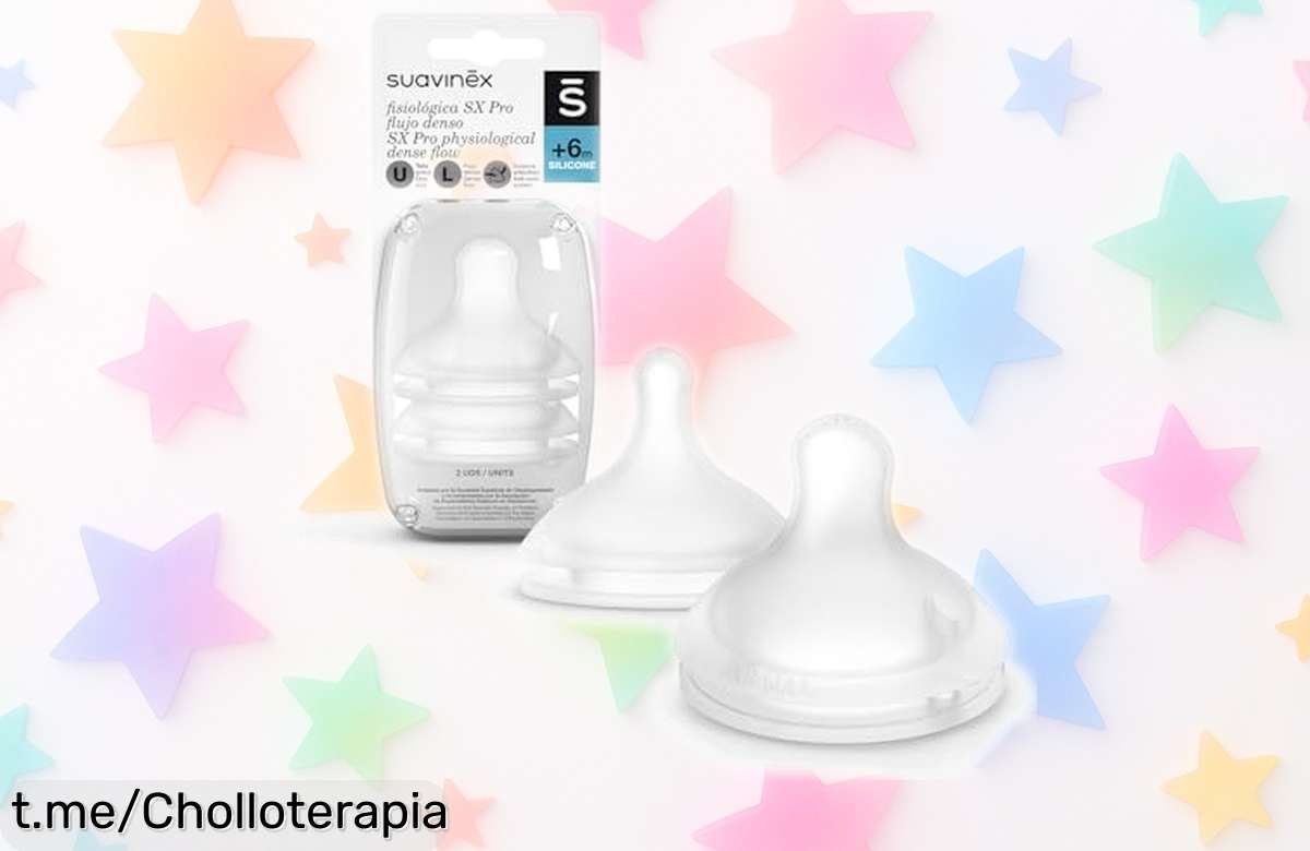 Pack de 2 tetinas Suavinex Sx Pro, la solución anticólicos perfecta para tus peques. Llévalas ya y ahorra con un precio que te dejará boquiabierto. ¡No pierdas esta oportunidad!