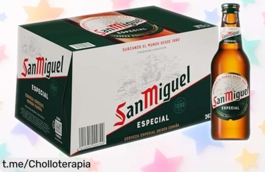 Pack de 24 cervezas San Miguel Especial Lager a un precio loco que te hará brindar como nunca con tus amigos, ¡esta oferta no la puedes dejar escapar!