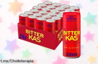 Pack de 24 latas de refrescos amargos Bitter, montando la fiesta en casa con un precio loco que no podrás dejar escapar y disfrutar sin complicaciones.