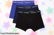 Pack de 3 calzoncillos bóxer Calvin Klein a precio loco, cómodos y perfectos para el deporte; renueva tu ropa interior con este chollazo que no puedes dejar pasar.