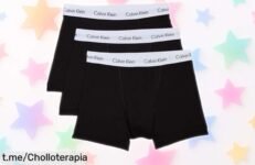 Pack de 3 calzoncillos bóxer Calvin Klein con diseño minimalista a precio rebajado, no dejes pasar esta oportunidad para lucir increíble y sentirte cómodo cada día.