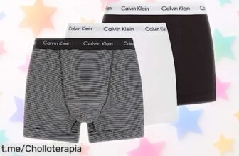 Pack de 3 calzoncillos bóxer Calvin Klein para hombre a precio loco: calidad premium y ajuste perfecto que te acompañará en cada aventura. ¡Consígelos ya antes de que se acaben!