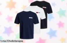 Pack de 3 camisetas básicas Jack & Jones a un precio increíblemente bajo, perfectas para cada día y para sentirte genial en tu piel. ¡No dejes pasar esta oferta!
