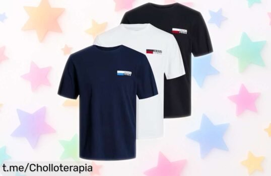 Pack de 3 camisetas básicas Jack & Jones a un precio increíblemente bajo, perfectas para cada día y para sentirte genial en tu piel. ¡No dejes pasar esta oferta!
