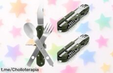 Pack de cubiertos portátiles Flintronic: un chollazo resistente y compacto que hará tus viajes mucho más fáciles. ¡No dejes pasar la oportunidad de aventurarte sin líos!