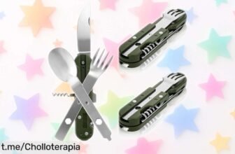 Pack de cubiertos portátiles Flintronic: un chollazo resistente y compacto que hará tus viajes mucho más fáciles. ¡No dejes pasar la oportunidad de aventurarte sin líos!