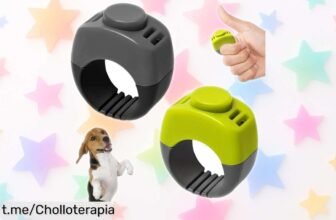 Pack doble de clickers DOVBAN para perros, ¡la oferta que tu peludo merece! Ayuda a educar desde el primer día con un clicazo claro y fácil. No lo dejes pasar, este chollo es único y emocionante.
