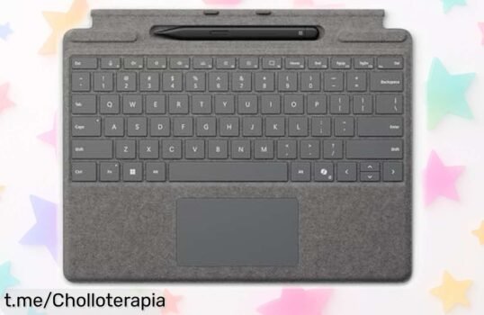 Pack teclado Surface Pro 13 + lápiz Slim Pen, ¡un duo espectacular a un precio de escándalo! No pierdas esta oportunidad única para disfrutar escribiendo y dibujando.