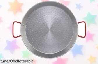 Paellera de acero Metaltex para 8 personas, increíble oferta que no puedes dejar escapar: ¡prepárate a disfrutar con tu gente al mejor precio del mercado!