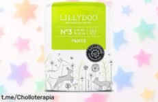 Pañales braguita LILLYDOO para tu bebé, ¡ofertón increíble de 29 unidades que garantizan noches secas y sin fugas! No dejes pasar esta oportunidad y cuida lo que más amas.