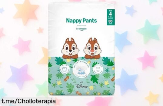 Pañales de aprendizaje Disney by Amazon: super ofertón de 80 unidades con ajuste 360 y hasta 12 horas de protección, ¡no te quedes sin ellos para noches movidas!